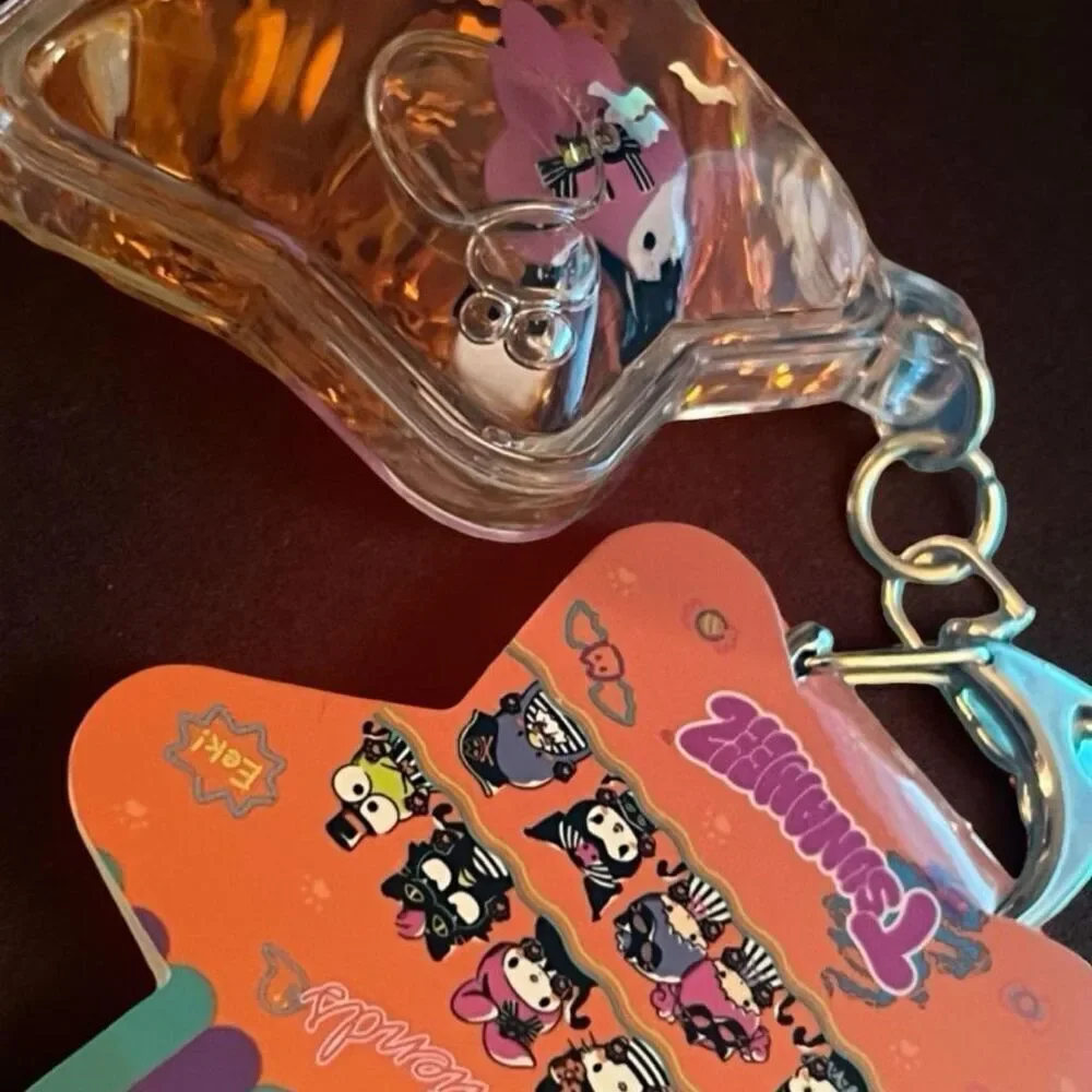 NWT Hello Kitty and Friends Halloween My Melody Tsunameez Keychain BackPack B5